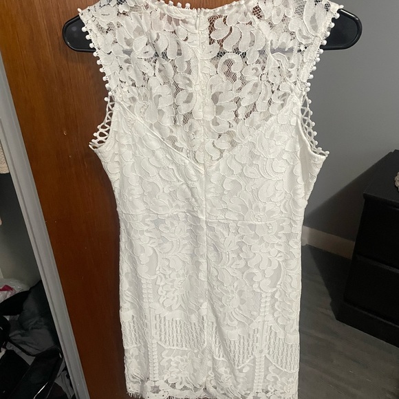 White Bridal Shower/ Bachelorette Dress - Picture 2 of 3
